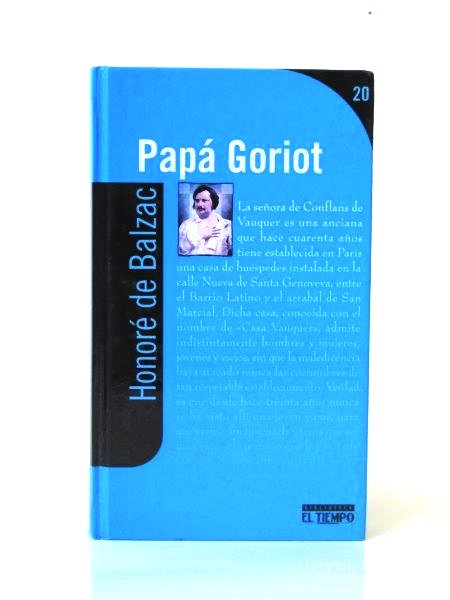 Papá Goriot, Honoré de Balzac.