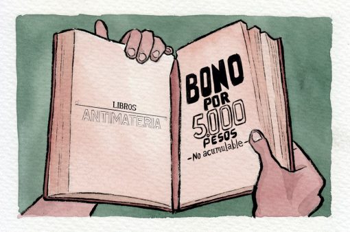 Imágen 1 del libro: Bono Libros Antimateria - 5.000 COP$