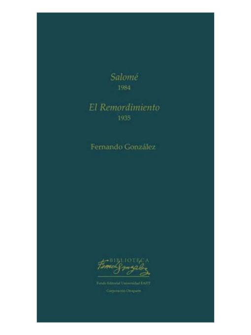 Imágen 1 del libro: Salomé (1984). El remordimiento (1935).