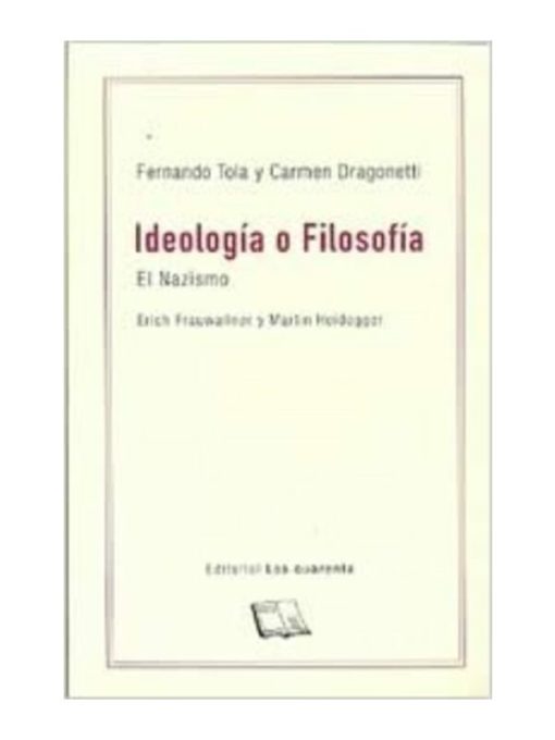 Imágen 1 del libro: Ideología o filosofía
