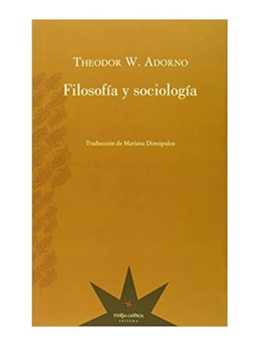 Imágen 1 del libro: Filosofía y sociología