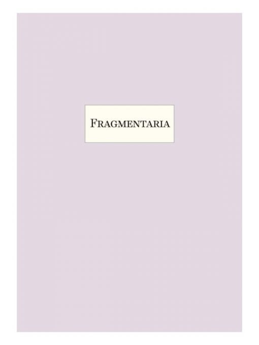 Imágen 1 del libro: Fragmentaria