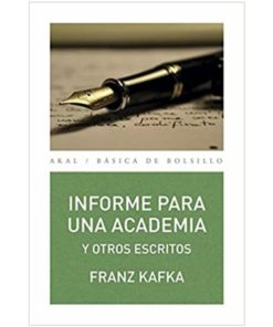 Imágen 1 del libro: Informe para una academia y otros escritos