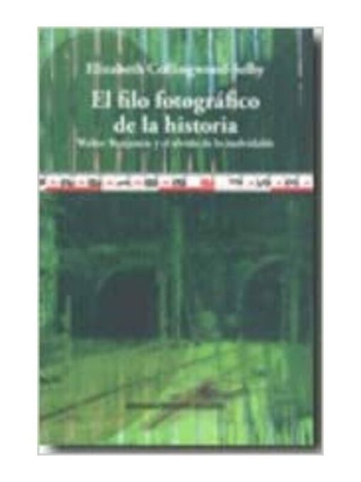 Imágen 1 del libro: El filo fotográfico de la historia