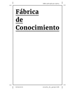 Imágen 1 del libro: Fábrica de conocimiento