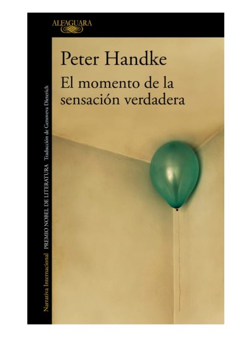 Imágen 1 del libro: El momento de la sensación verdadera