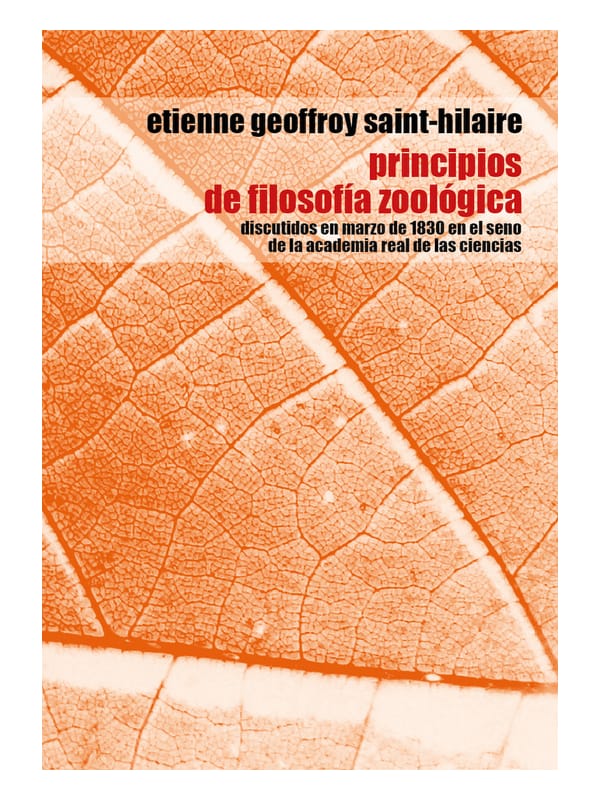 Principios de filosofía zoológica Imágen 1 del libro: Principios de filosofía zoológica