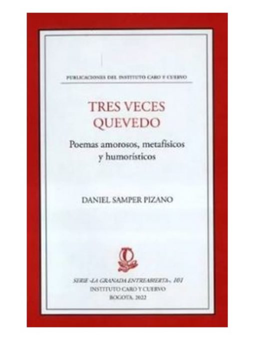 Imágen 1 del libro: Tres veces Quevedo