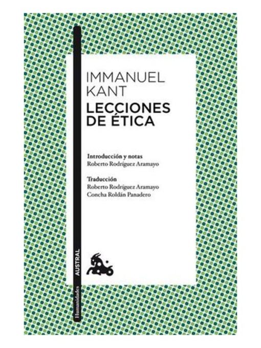 Imágen 1 del libro: Lecciones de ética