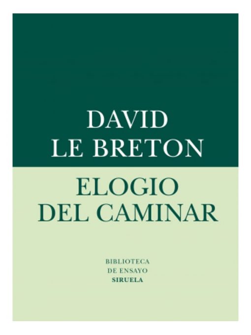 Imágen 1 del libro: Elogio del caminar